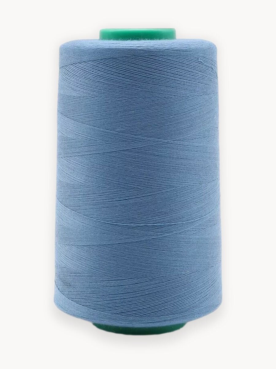 Нитки швейные универсальные 40/2, 5000 ярд, промышленные, Bestex (322 яркий тёмно-голубой)