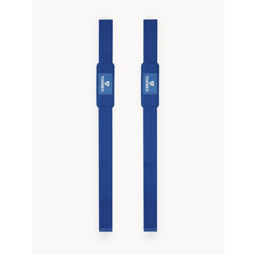139478-Z2 one size Ремни для тяги Weightlifting straps синий р. one size