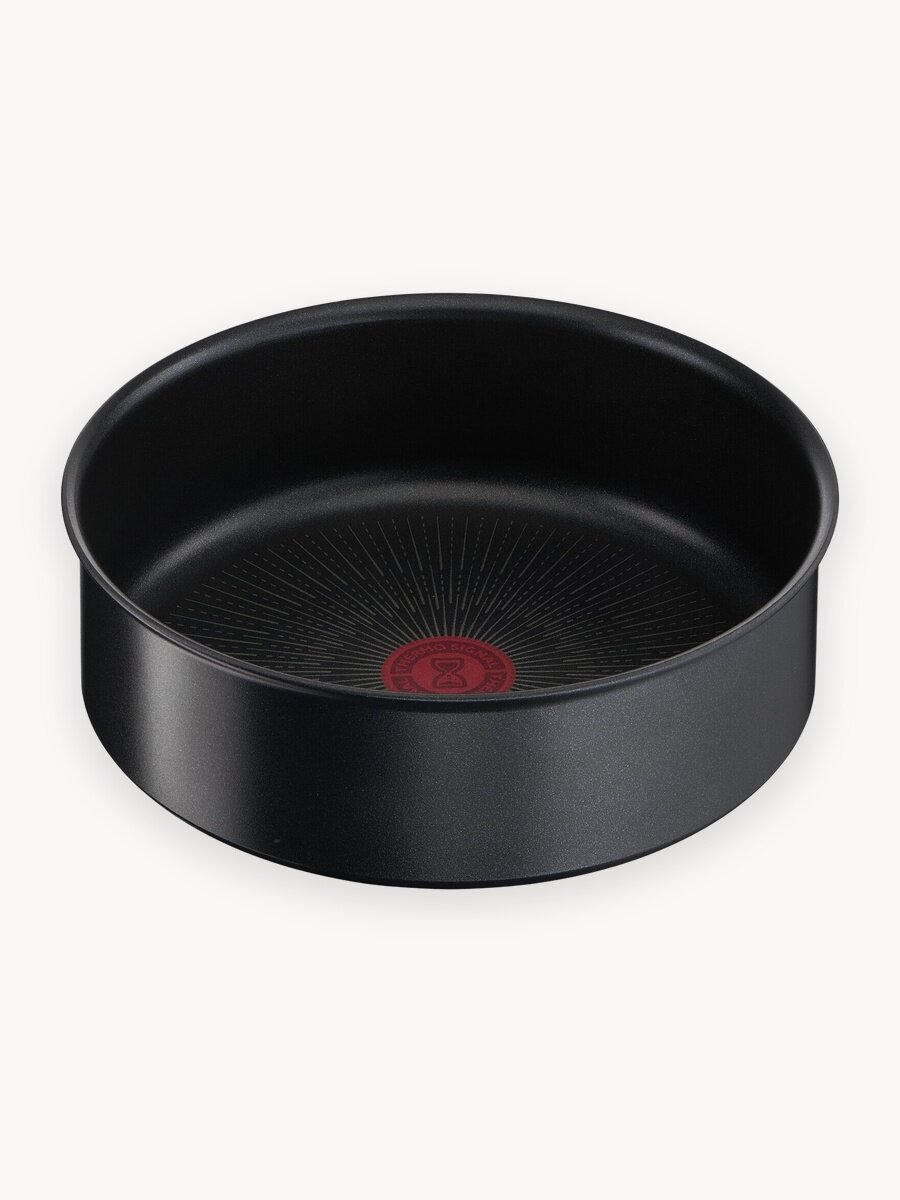 Сотейник Tefal Ingenio Unlimited 24 см, с индикатором температуры, с антипригарным покрытием, для газовых, электрических и индукционных плит, сделано во Франции