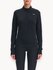 Блуза-Для женщин-RUNNING 1/4 ZIP Цвет: черный Размер: S