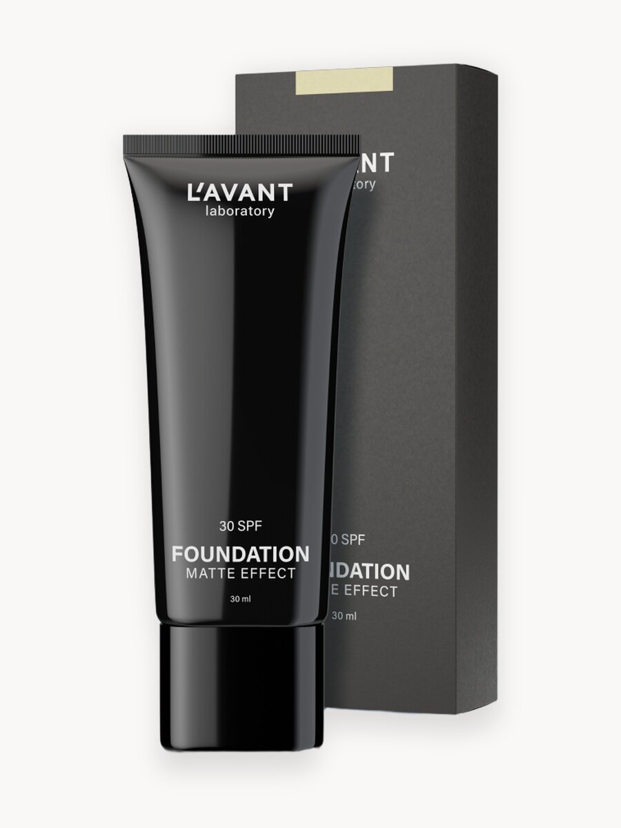 Lavant Тональный крем для лица стойкий с spf 30, тон 1 светло-бежевый