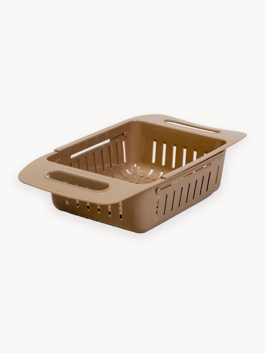 Дуршлаг складной из пищевого пластика VERDE ECO на раковину универсальный кофейный