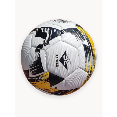 Прочный футбольный мяч с желто-черным рисунком Ветер и нескользящим покрытием, официальный вес и размер