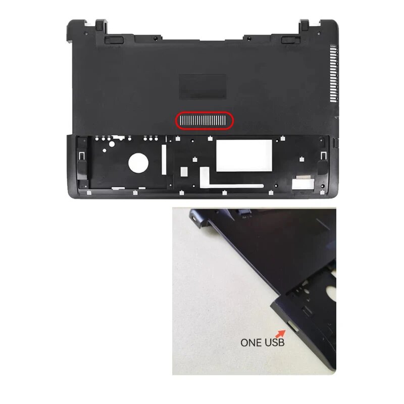 Нижняя крышка корпуса ноутбука D Cover USB X550
