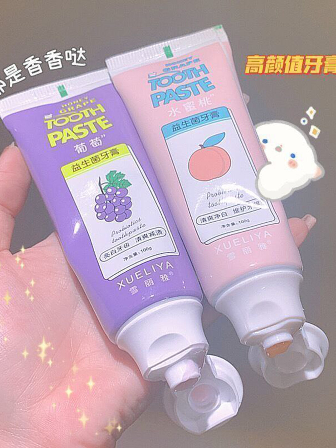 Фруктовая зубная паста в форме геля для ежедневного использования, 100 г — фото 1