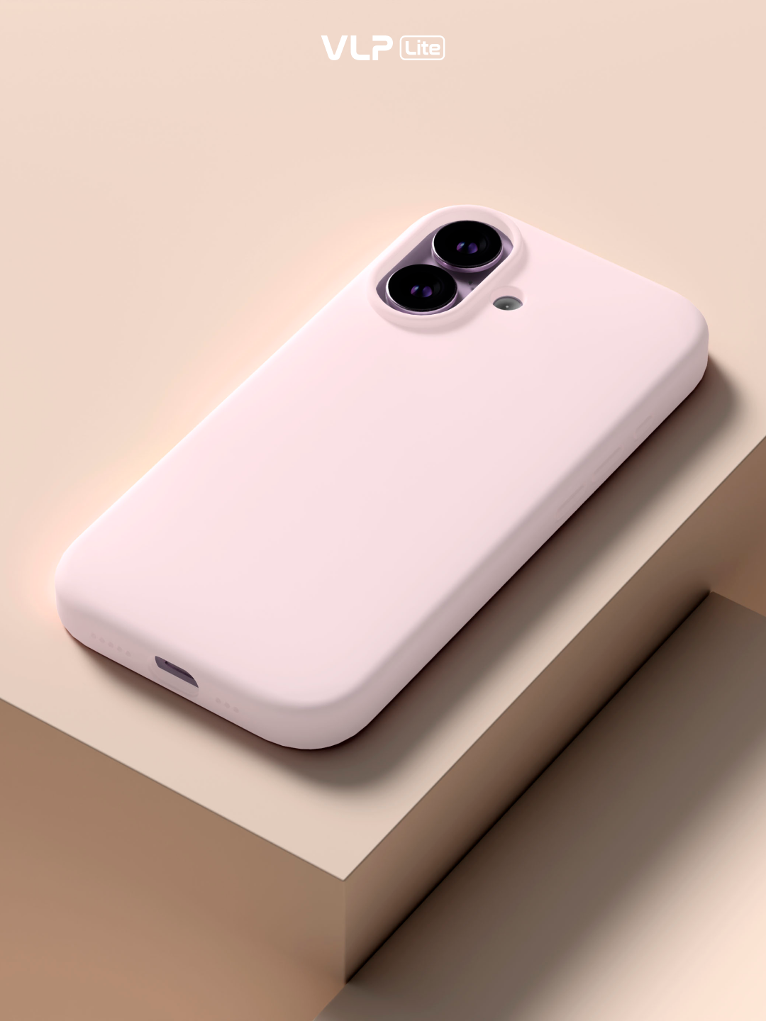 Чехол защитный VLP LITE Mist Case с MagSafe для iPhone 17, розовый — фото 1