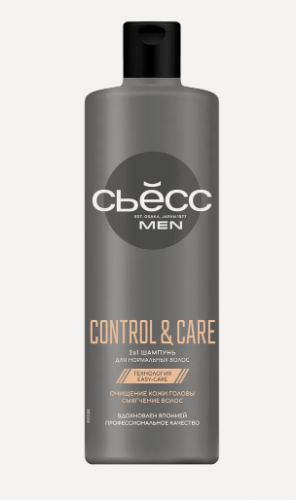 Изображение товара Шампунь для волос Сьесс (syoss) сьесс MEN CONTROL & CARE 2в1, 450 мл