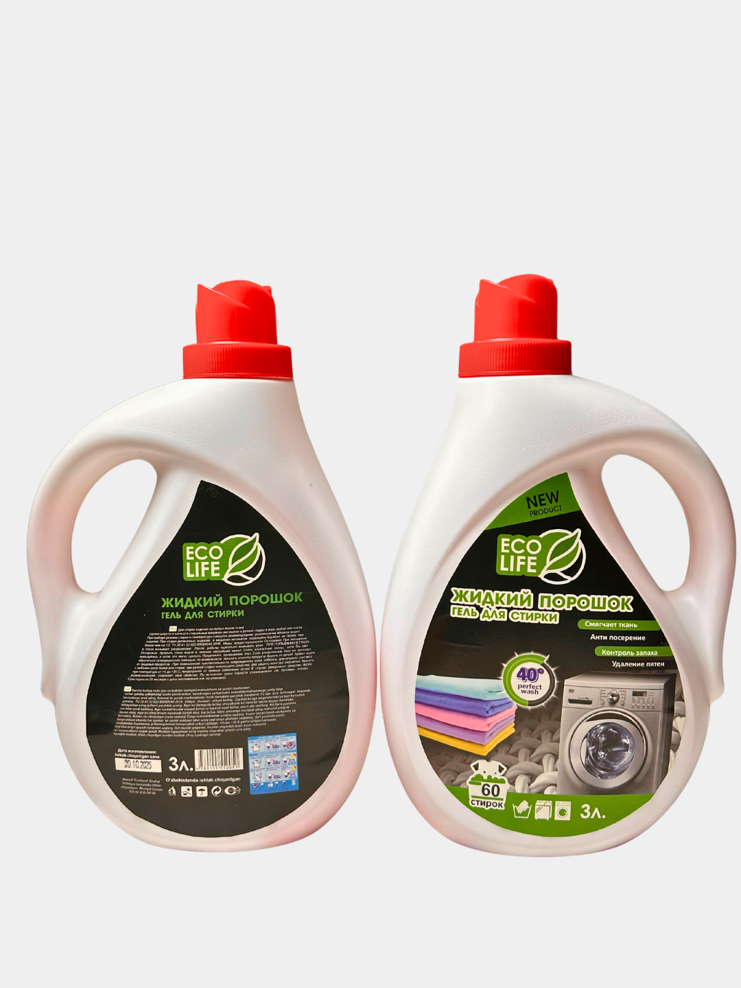 Гель для стирки ECO LIFE 3 л, 2 шт, 120 стирок — фото 1