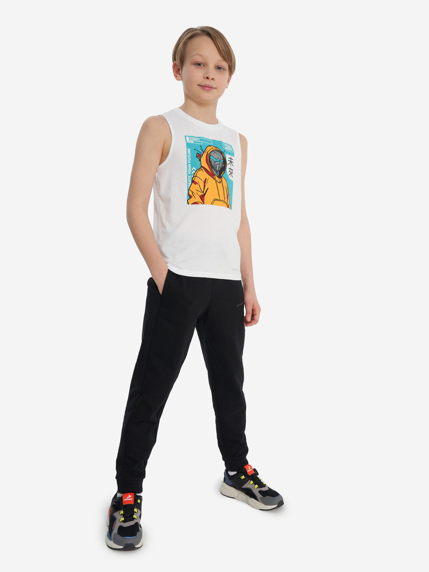 Майка Demix, размер 164-170, белый — фото 1