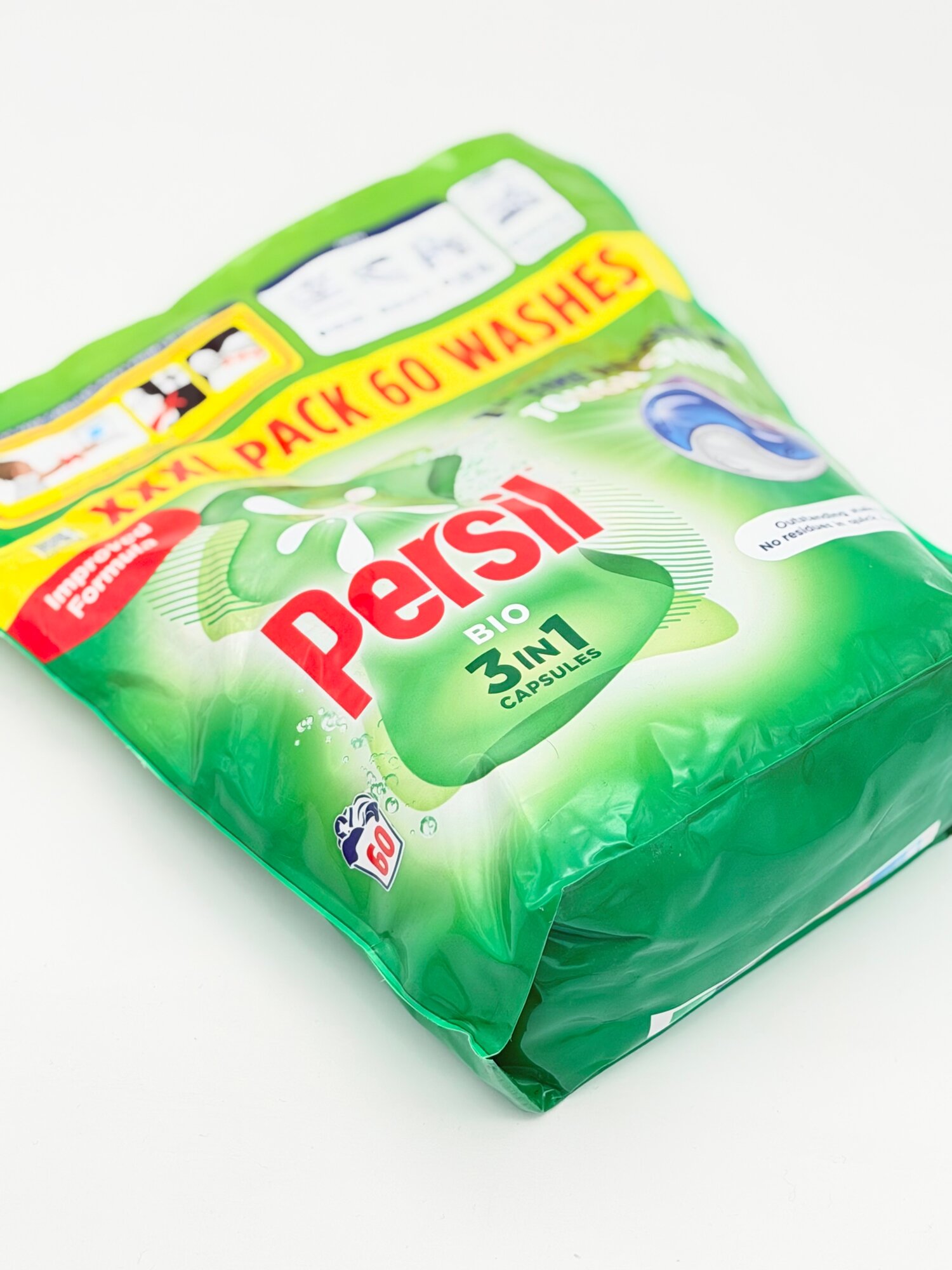 Капсулы для стирки "Persil", универсальные, антибактериальные, гипоаллергенные, 60 шт — фото 1
