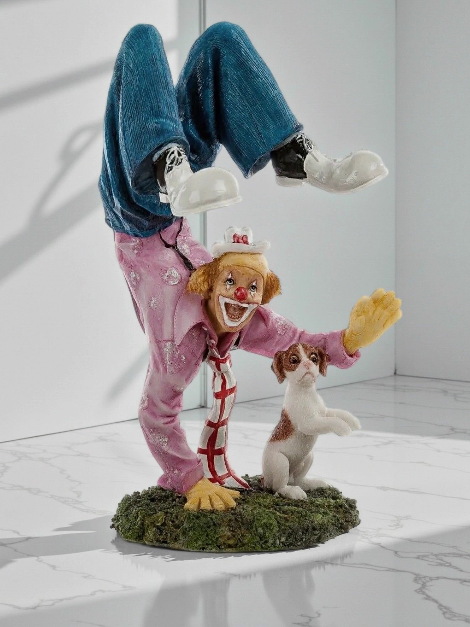 Статуэтка Клоун, 9,5*14*8,5см, , материал изготовления полистоун