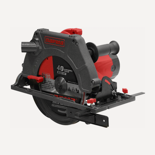 Изображение товара Пила дисковая Парма 235Д (02.004.00004) красно-черная, 2,2кВт, 3800об/мин, диск d 235 мм