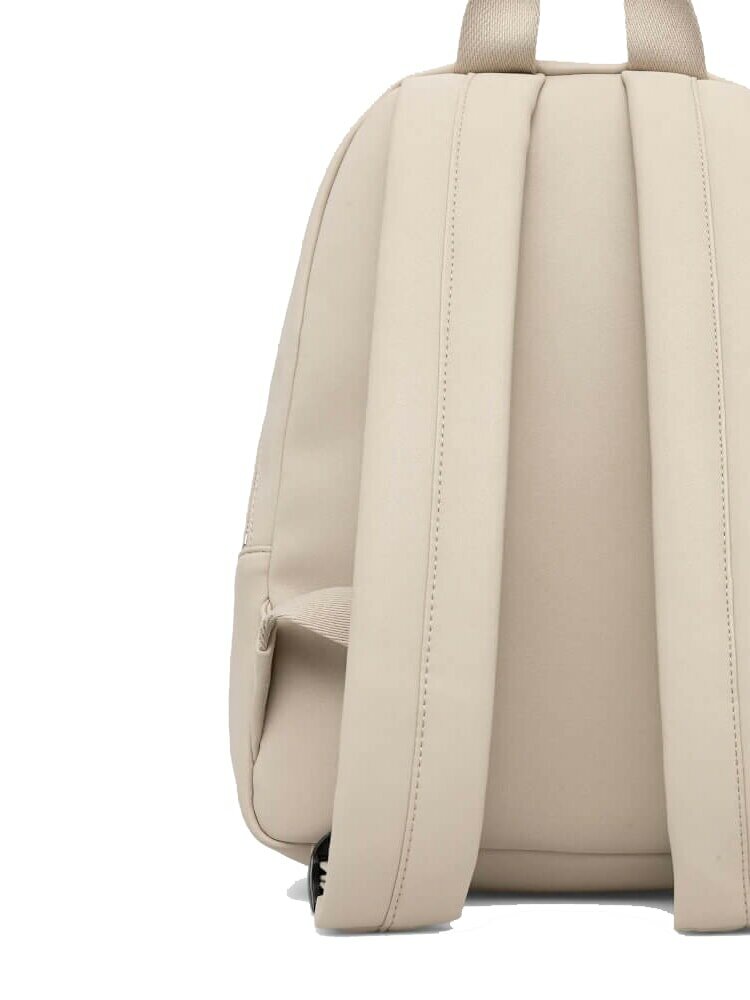 Рюкзак Tommy Jeans, полиуретан, унисекс, 24 см x 33 см x 12 см, бежевый — фото 1