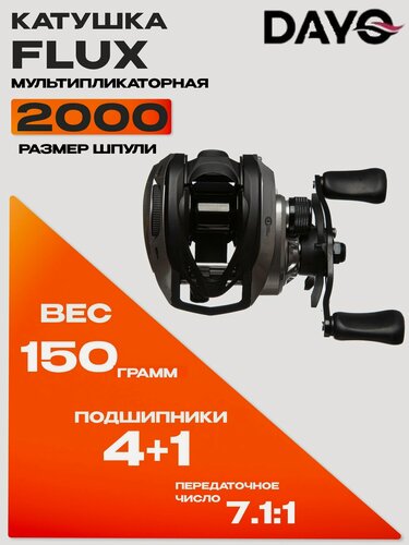 Изображение товара Катушка мультипликаторная DAYO FLUX левая