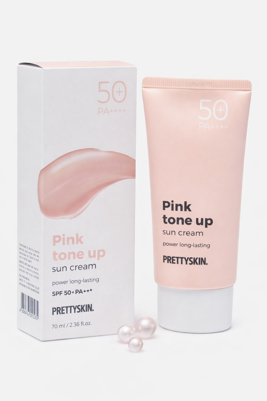 Pretty Skin Увлажняющий солнцезащитный крем для лица SPF50+ РА+++ разных типов кожи, 70 мл