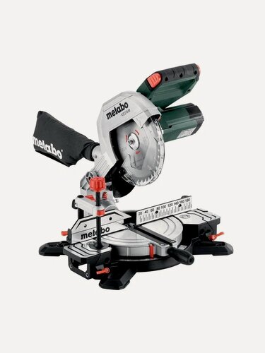 Изображение товара Торцовочная пила Metabo KS 216 M Set 610216900, мощность 1100 Вт, диаметр диска 216 мм