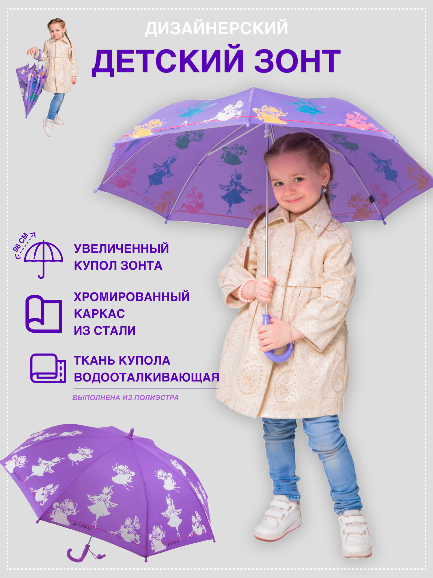 Зонт-трость