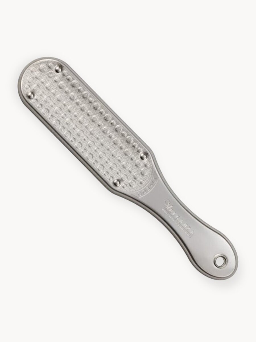 Пилка для пяток лазерная Velganza Cobalt двусторонняя, с нескользящей ручкой, 26,5 см