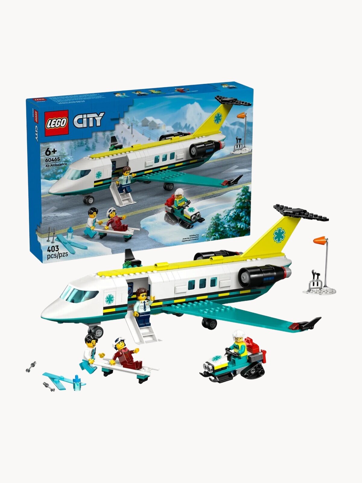 Конструктор LEGO City 60465 Самолет экстренной воздушной помощи, 403 дет.