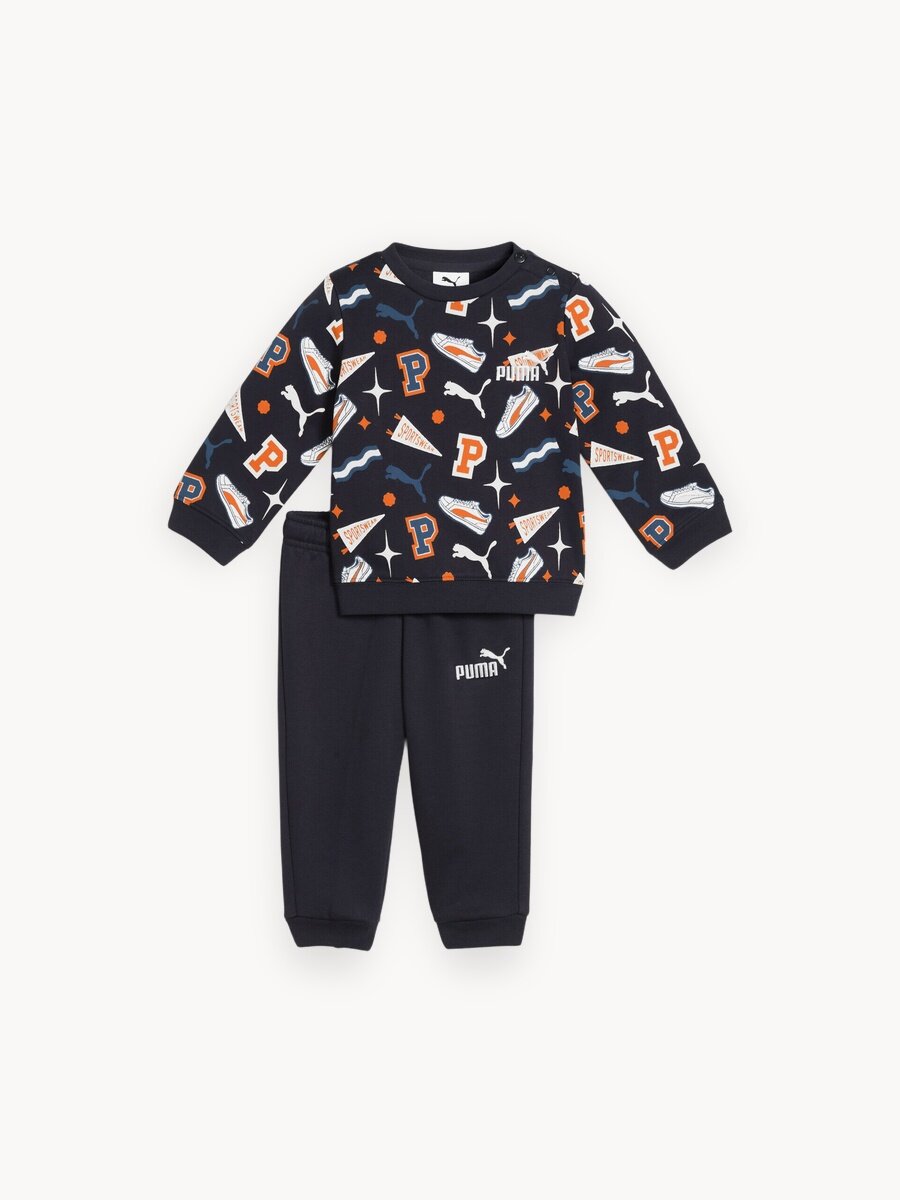 Костюм спортивный PUMA MINICATS AOP Crew Set FL INF