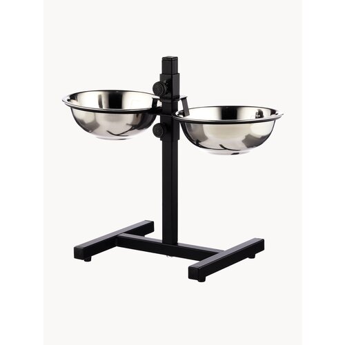 Подставка для мисок, разборная, для 2 мисок по 0,6 литра, INFILD