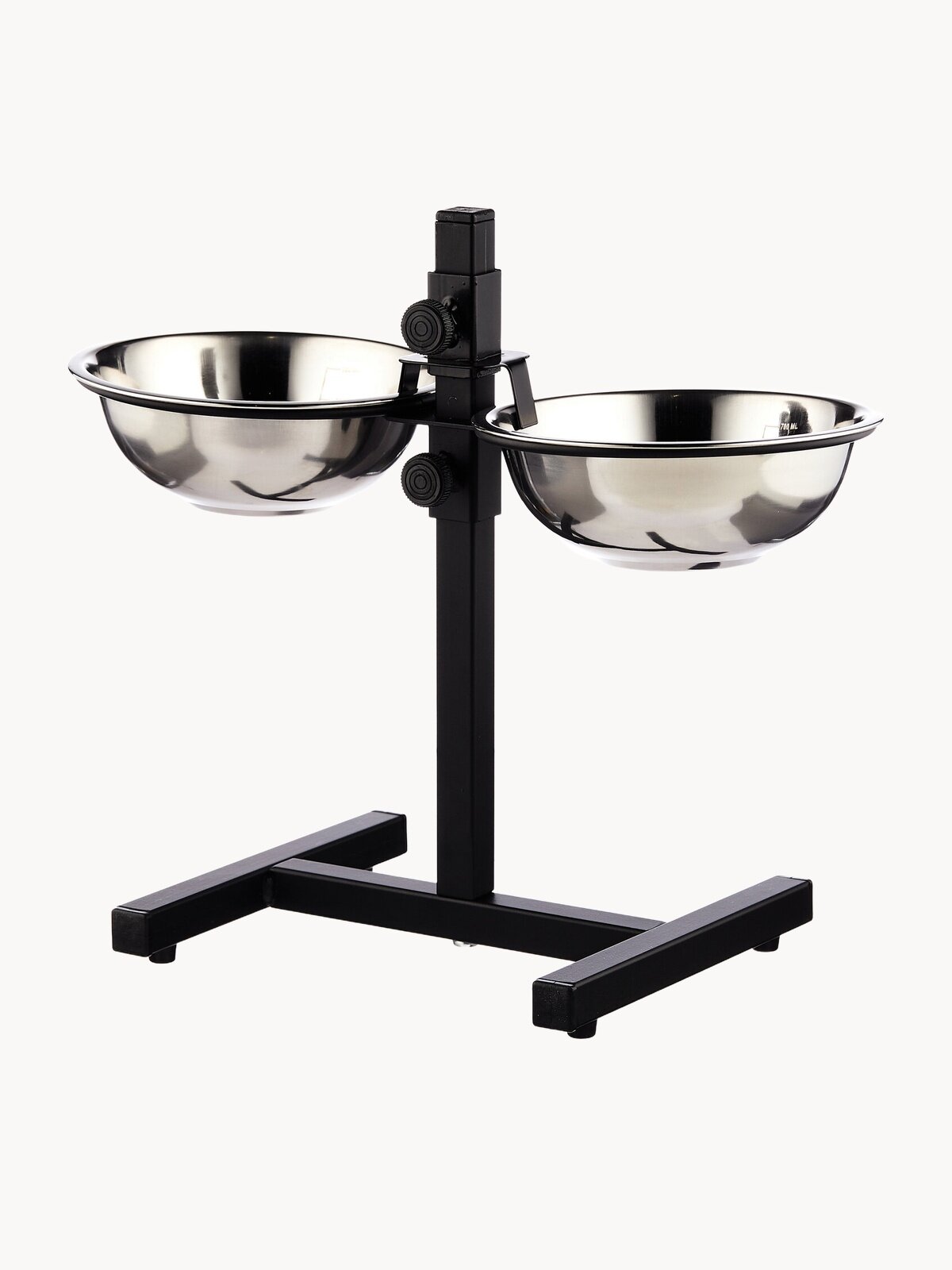 Подставка для мисок, разборная, для 2 мисок по 0,6 литра, INFILD