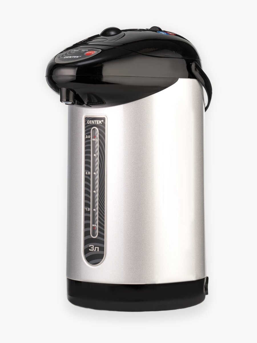 Термопот 3 литра CENTEK CT-0089 Black/ 850 Вт/ 3 способа подачи/поддержание температуры, нагреватель воды электрический
