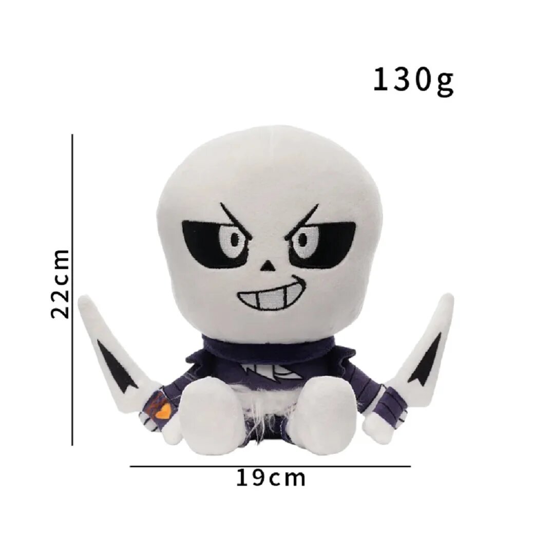 Плюшевая Игрушка Undertale Cross Sans, 22 См, Мягкая Набивная Кукла-подушка Для Косплея