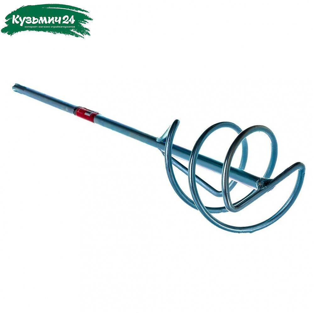 Миксер для сухих смесей оцинкованный SDS кедр 80х400 мм