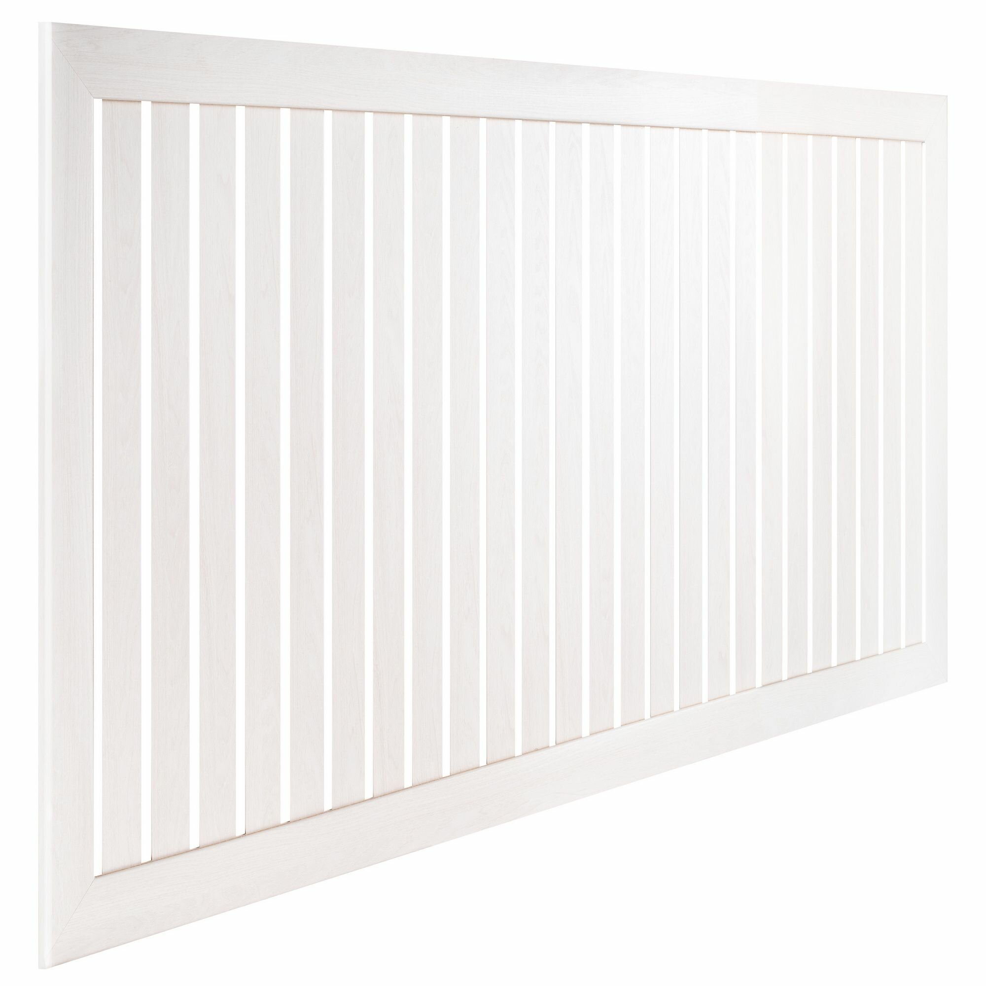 Экран для радиатора реечный 90х60см Ясень белый