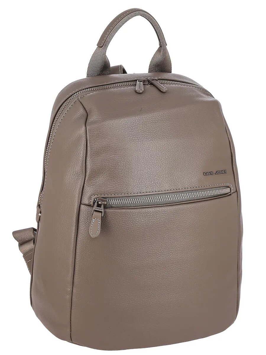 Сумка-рюкзак DAVID JONES, серо-коричневый — фото 1