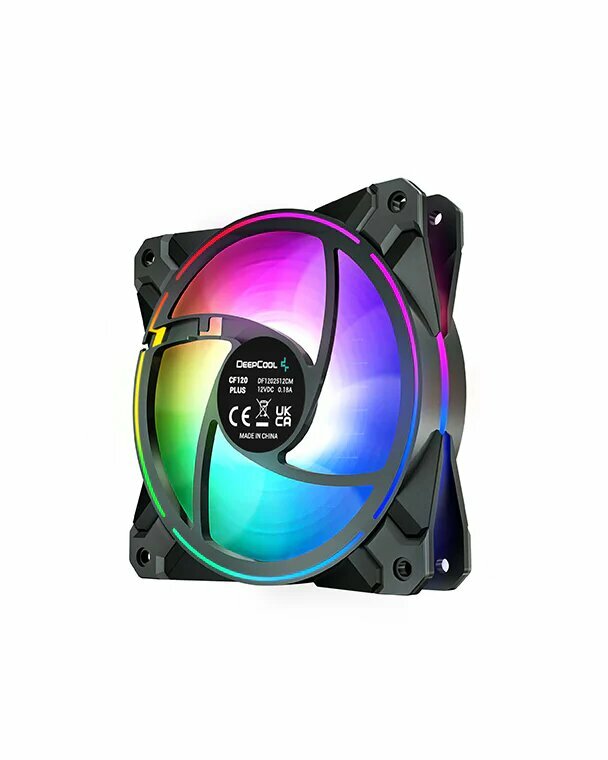 Комплект из трёх 120 мм вентиляторов Deepcool CF120 Plus RGB — фото 1