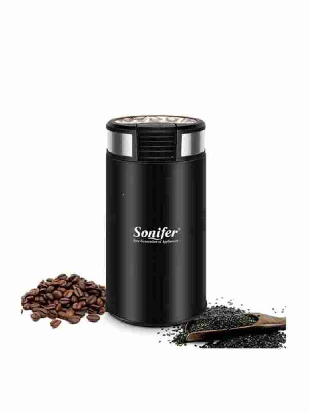 Кофемолка Sonifer SF-3526, черная, мощность 200Вт, вместимость 50г — фото 1