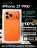 Смартфон Apple iPhone 17 Pro, 256 ГБ, Cosmic Orange Dual: eSim+eS...
