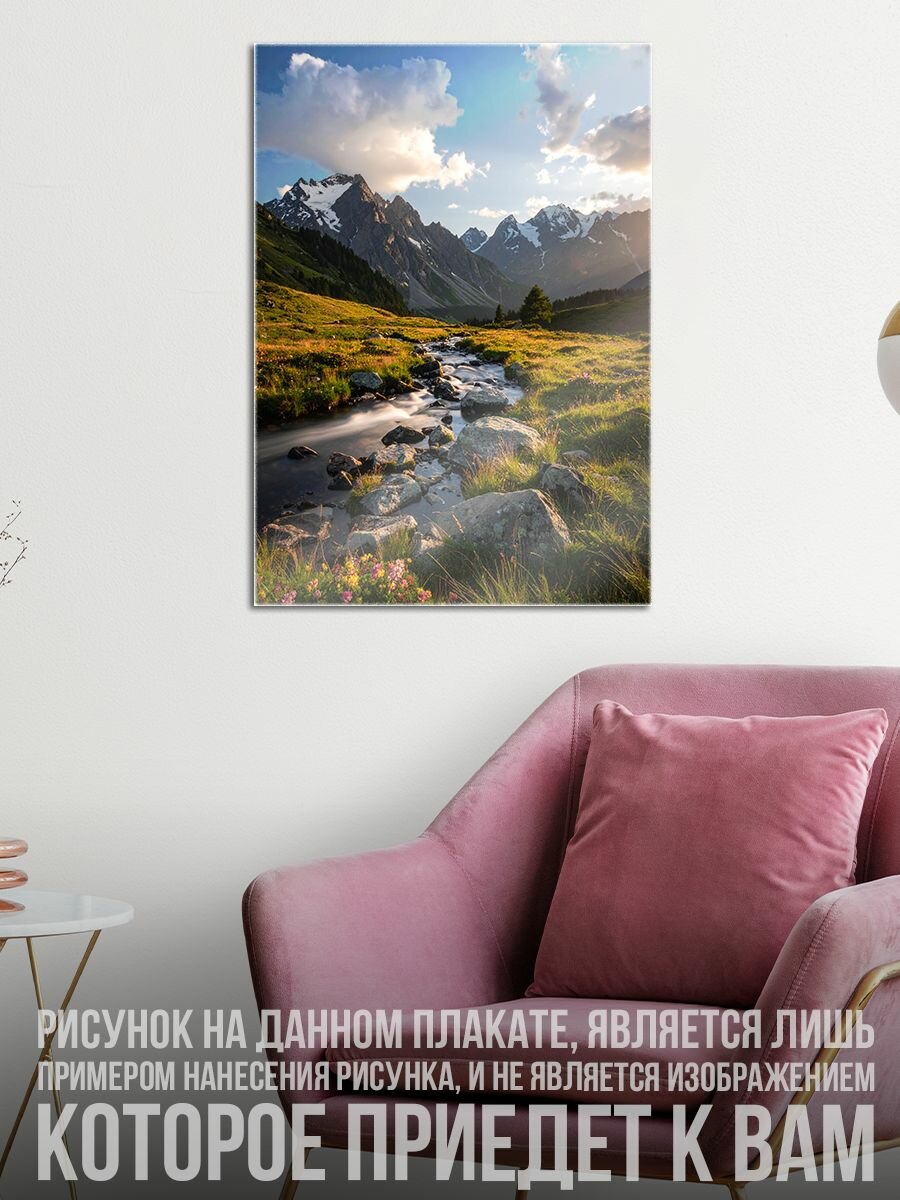 Постер на стену Тайский боксер в дыму — фото 1