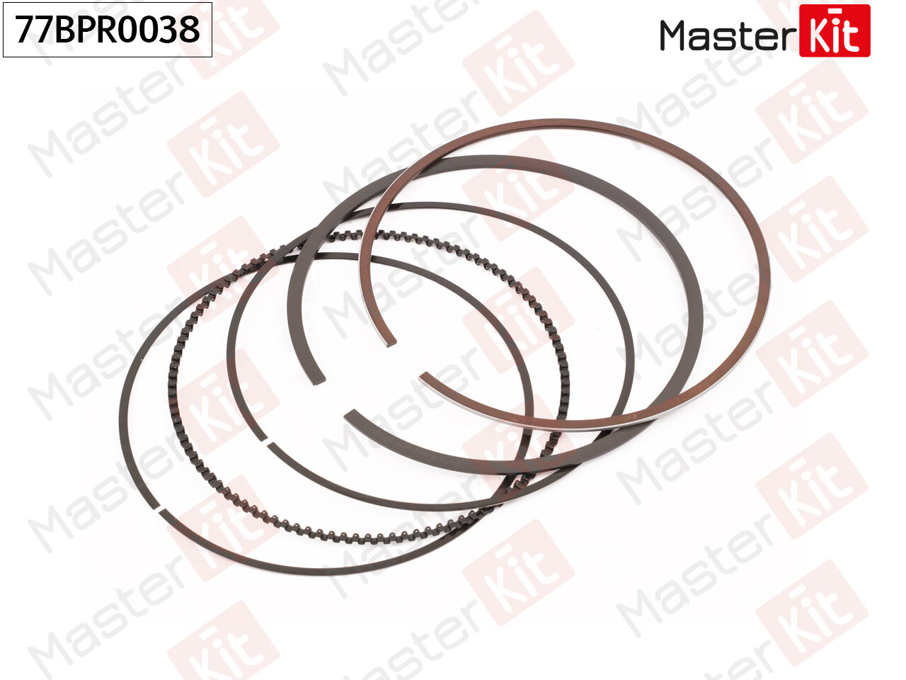 Кольца поршневые к-т на 1 поршень 05 TOYOTA 2AZ-FE MasterKit 77BPR0038
