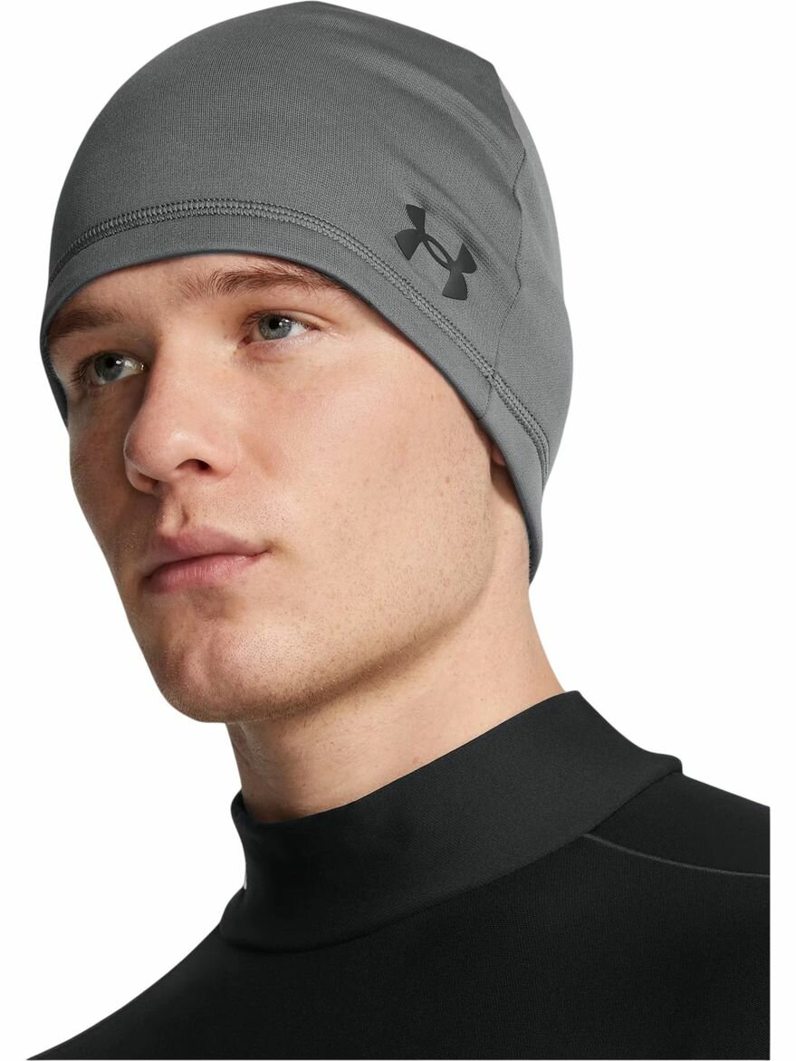 Шапка-бини Under Armour для мужчин, размер OneSize, серый — фото 1