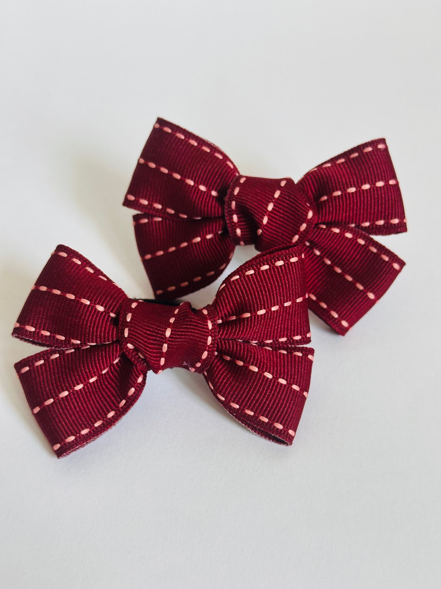 Бантики резинки, с милым принтом, 2 шт, ручная работа, модные для девочек