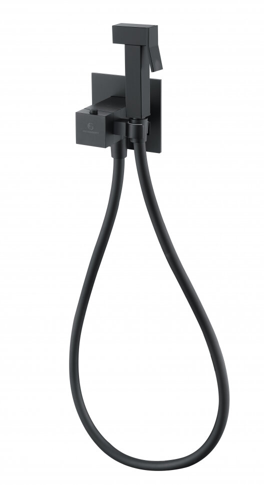 Гигиенический душ GROCENBERG GB008, с термостатом, черный матовый