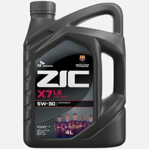 Изображение товара Моторное масло Zic X7 LS 5W-30 синтетическое 4 л