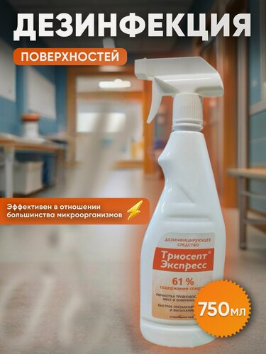 Изображение товара Триосепт экспресс 750 мл дезинфекция поверхностей
