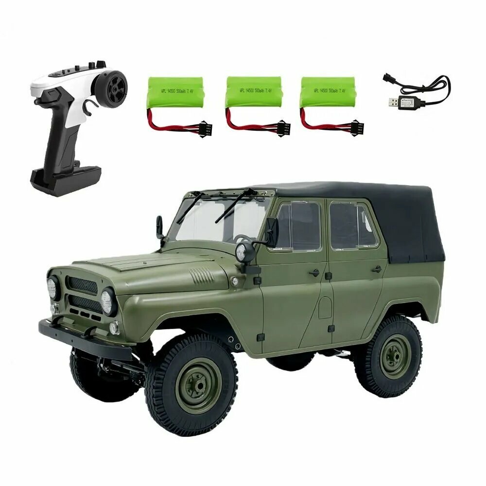 WPL C-94 4WD 1/12 УАЗ-469 Грузовик Рок Гусеничный Автомобиль с дистанционным управлением Детская игрушка