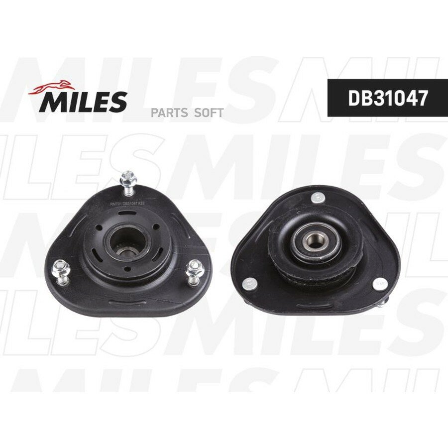 Опора амортизатора TOYOTA AVENSIS(T25) 1.6-2.2D пер.(с подшипником) MILES DB31047