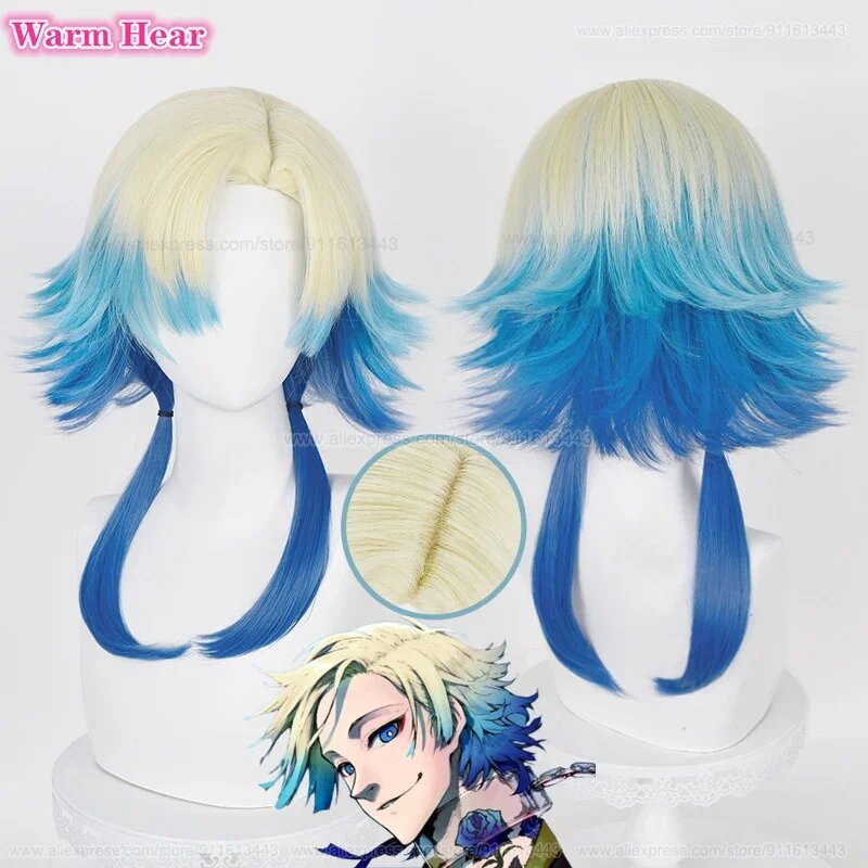 Косплей парики аниме Bachira Meguru Chigiri Hyoma Seishiro Nagi Kurona Ranze Michael Michael Kaiser