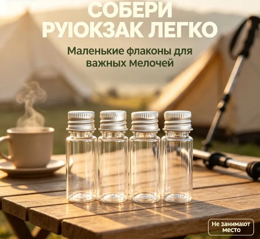 4 шт. баночки для специй 20 мл: соль, приправы, кунжутное масло, уличное использование