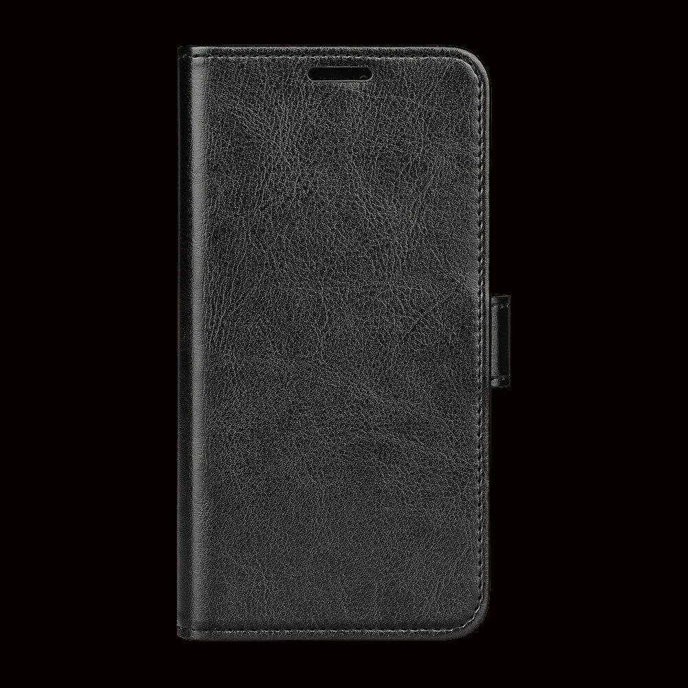 Кожаный чехол-книжка для Xiaomi Redmi A7 Pro 4G Note 17 Редми Примечание 15 Про+ 5Г, Черный, Black