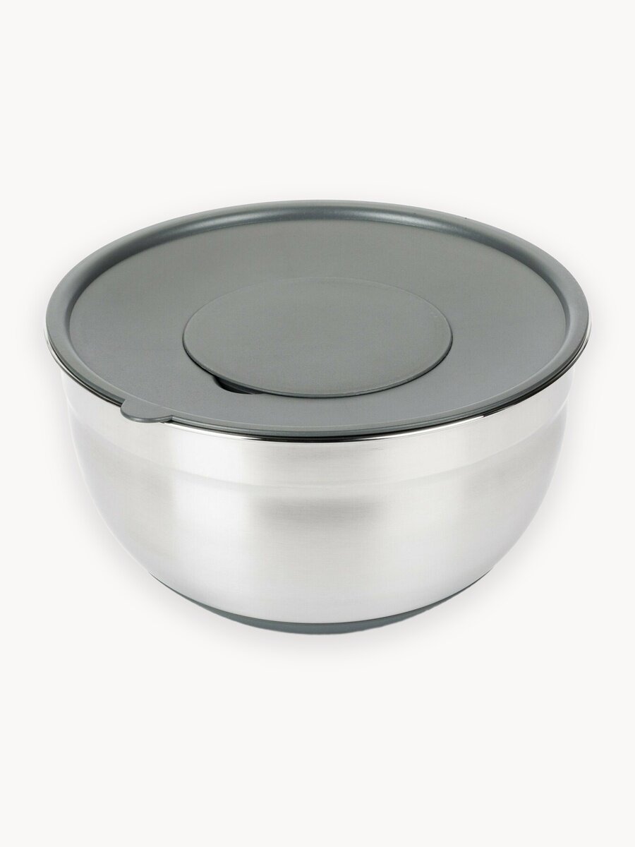 Миска для миксера, миска-терка с крышкой. 3 терки "GRATE IT", 5л