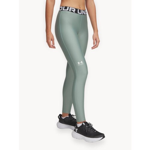 фото Легинсы under armour authentics, размер xl, серо-зеленый
