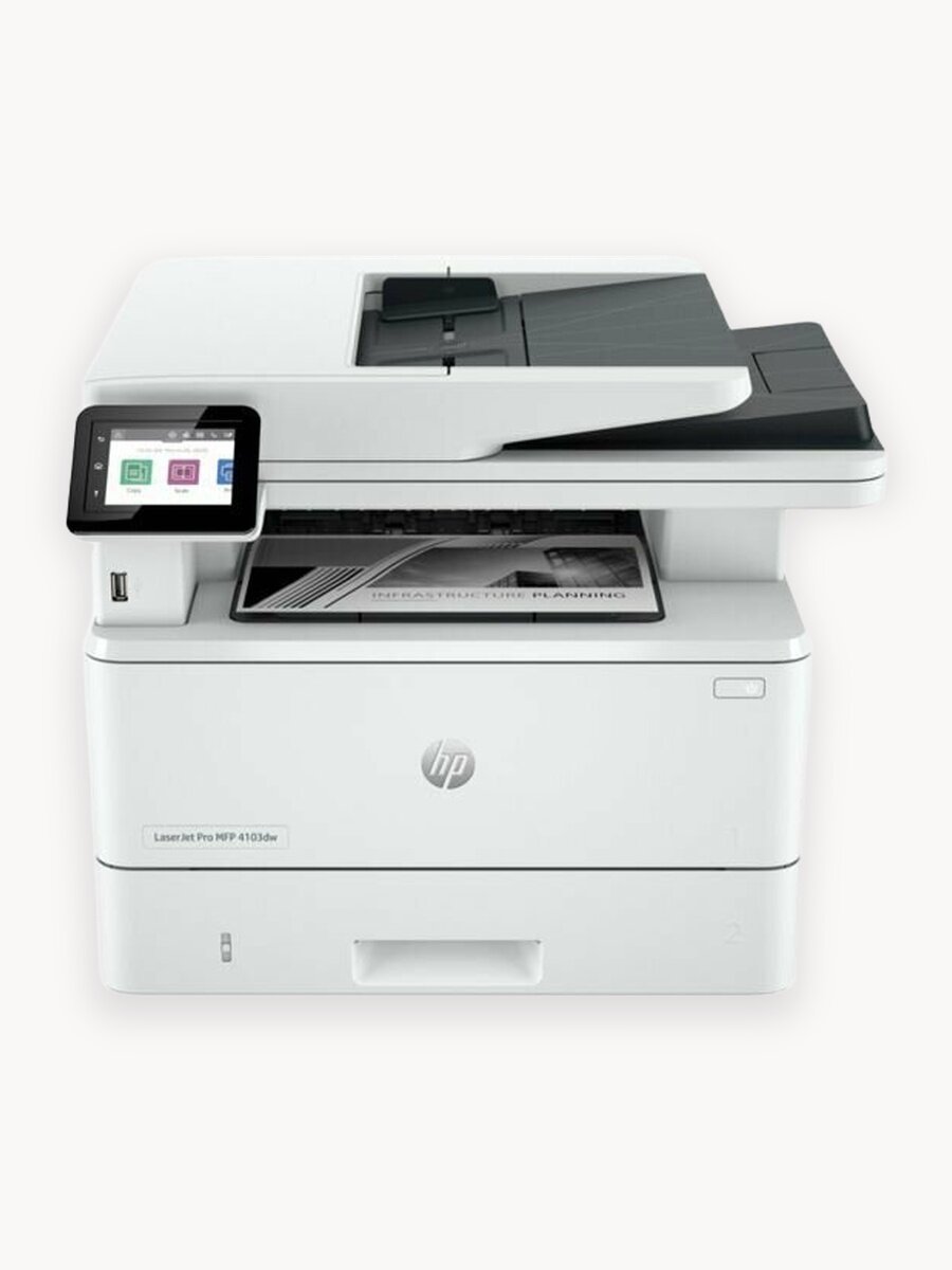 МФУ лазерное HP LaserJet Pro 4103dw (2Z627A), официальная гарантия