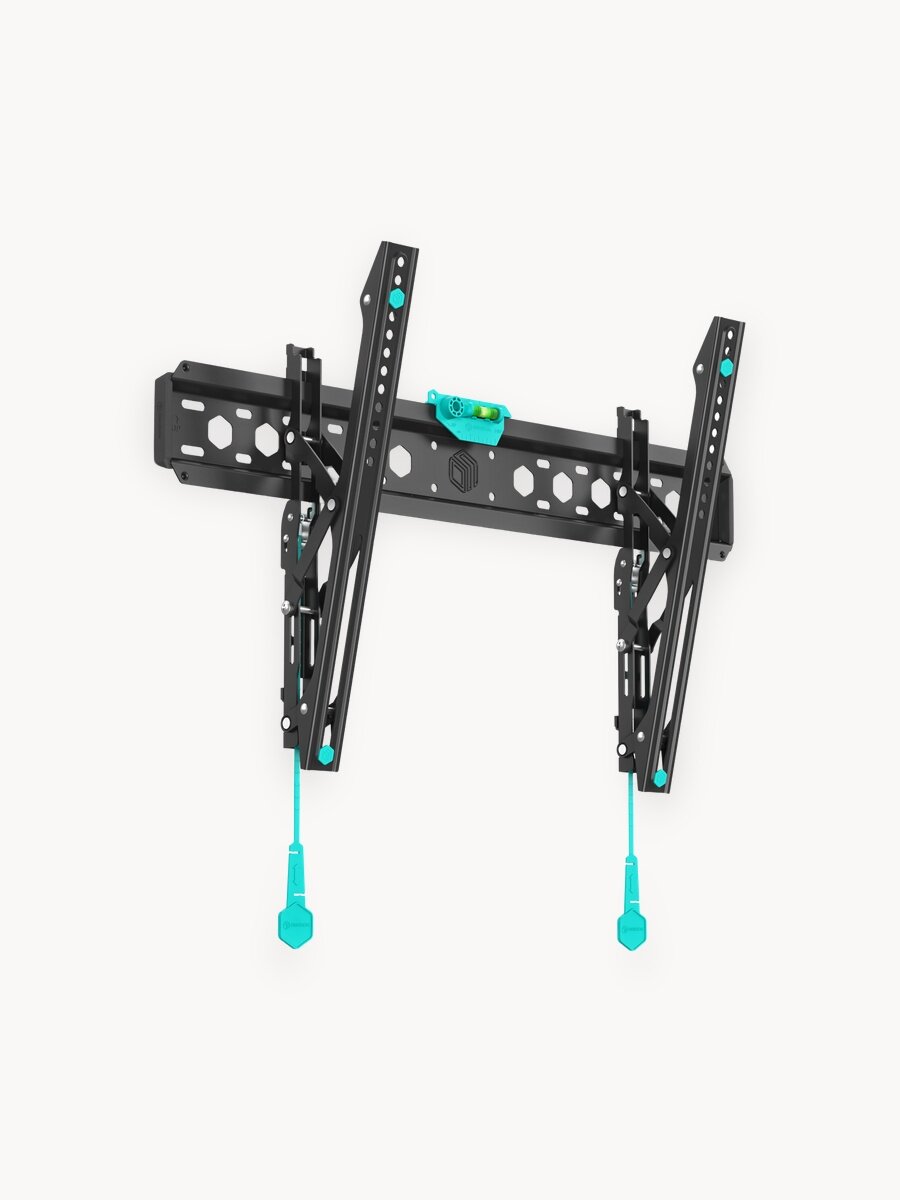 Кронштейн на стену ONKRON TM6 для телевизора 43"-85", наклонный, до 68.2 кг, черный